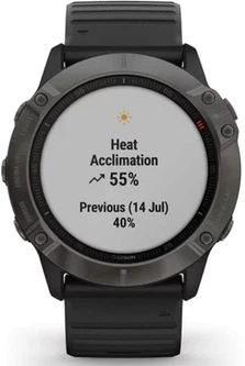 Спортивные часы Garmin Fenix 6X Sapphire Carbon Gray DLC with