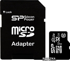 Silicon Power microSDHC 32GB Elite UHS-I (SP032GBSTHBU1V10SP) - search.com.ua