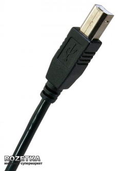 NUDE CABLE TYPE-B 5m S-L ② Кабель USB 2.0 AM / BM, 5 м, 26 AWG, One Ferrite (KBU1621