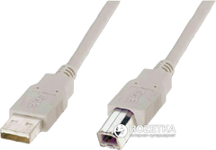 Кабель для принтера Atcom USB AM - USB BM 1.8 м White (3795) - search.com.ua