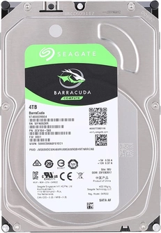 Жесткий диск Seagate BarraCuda HDD 4TB 5400rpm 256MB ST4000DM004 3.5 SATA III