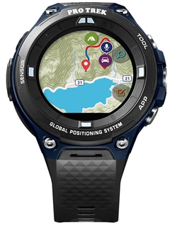 Часы Casio WSD-F20A-BU Pro Trek Smartwatch 58mm 5ATM