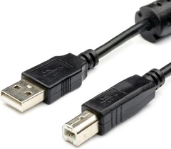 Кабель Atcom USB 2.0 AM/BM Ferite 1.5 м Black (5474) – фото