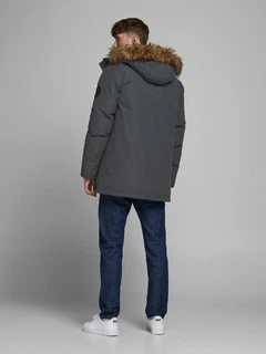 Куртка мужская Jack&Jones 12174383 Dark Grey Melange S тёмно-серый