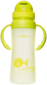 Бутылка детская для воды Uzspace Go Flash 350 мл Салатовая (3041_салат)