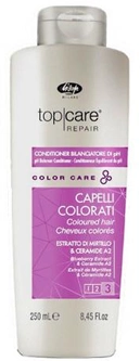 Кондиционер для ухода за окрашенными волосами Lisap Top Care Repair Color Care pH Balancer conditioner 250 мл (1800050000017)