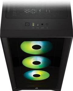 Корпус Corsair iCUE 4000X RGB Tempered Glass Black (CC-9011204-WW