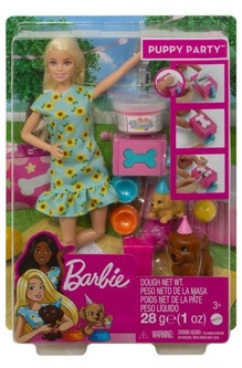 Игровой набор Barbie Вечеринка щенят (GXV75)