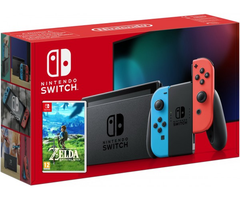 Nintendo Switch Rai Nintendo Switch Neon Blue-Red (Upgraded version) + Игра The
