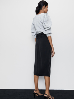 Юбка Zara 2157/244/800-AAAD XL Черная (DD3000003258924