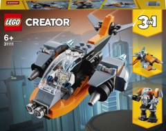 Конструктор LEGO Creator Кибердрон 113 деталей (31111)