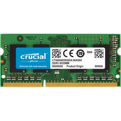 Оперативна пам'ять Crucial SODIMM DDR3 4Gb 1067MHz PC3-8500
