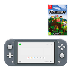 Набір Консоль Nintendo Switch Lite 32GB Grey + Гра Minecraft