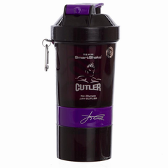 Шейкер 3-х камерный SMART SHAKER SIGN JAY CUTLER 6020027 600мл  черный-фиолетовый – низкие цены, кредит, оплата частями в интернет-магазине  ROZETKA от продавца: Червоний жук