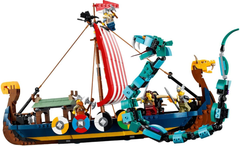 mii♡ Конструктор LEGO Корабель вікінгів і Мідгардський змій 1192