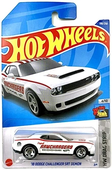 Машинка Хот Вилс 1:64 18 Dodge Challenger SRT Demon коллекция HW