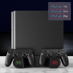 Мультифункциональная вертикальная подставка DOBE для консолей Sony PlayStation 4 (PS4 PRO / PS4 Slim / PS4 Fat) с охлаждением, зарядная станция для геймпадов DualShock 4 с LED подсветкой, подставка под 10 дисков – фото, отзывы Мультифункциональная вертикальная подставка DOBE для консолей Sony PlayStation 4 (PS4 PRO / PS4 Slim / PS4 Fat) с охлаждением, зарядная станция для геймпадов DualShock 4 с LED подсветкой, подставка под 10 дисков – фото, отзывы