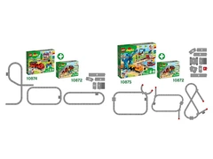 Конструктор Lego Duplo Железнодорожный мост и рельсы (10872