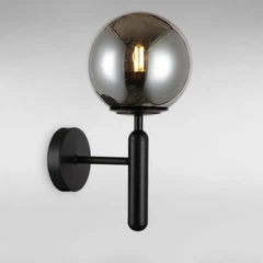 Настенный светильник Бра шар Light House LS-18598-1 BK+BK черный