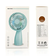 Портативний настільний вентилятор Mini Fan 6601 білий від USB складний - search.com.ua