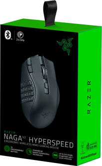Мышь Razer Naga V2 Hyperspeed Bluetooth/Wireless Black (RZ01