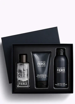 【新品】Abercrombie&Fitch FIERCECOLOGNE 50ml Подарунковий набір FIERCE GIFT SET: cologne 50 ml, body wash 125