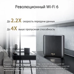 Маршрутизатор Asus ZenWiFi XT8 2PK Black MESH система WiFi6