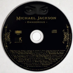 Музыкальный CD диск Michael Jackson - Dangerous фирменный – фото