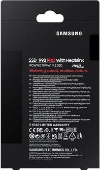 SSD диск Samsung 990 Pro 2TB M.2 PCIe 4.0 x4 V-NAND 3-bit