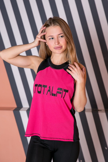 トップス miki Майка для спорта Totalfit 44(M) Розовый (88745) – Брендовая