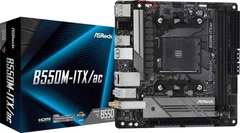 Материнская плата ASRock B550M-ITX/ac (AM4, AMD B550, PCI-Ex16