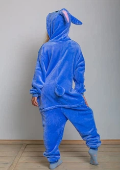 Пижама кигуруми Kigurumi Стич синий для девочки на рост 155-165 см