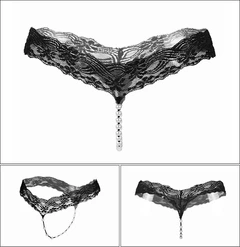 Сексуальні трусики з перлинками стрінги з перловою ниткою Sexy OneSize чорний (8-114) – Брендовий одяг | ROZETKA