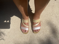 Сандалі Crocs Tulum Shimmer Strappy, W9, Pink Clay, 39-40
