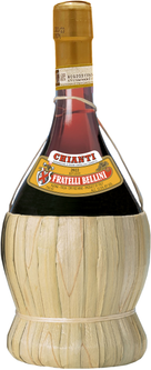 Вино Bellini Fiasco Chianti DOCG красное сухое 0.75 л 12.5 %  (8002373001570) – фото, отзывы, характеристики в интернет-магазине ROZETKA