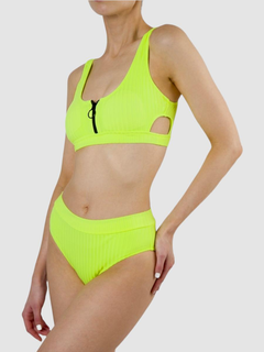 Купальник мягкий топ рубчик Z.Five 86231 лимонный L