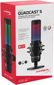Мікрофон HyperX QuadCast S (HMIQ1S-XX-RG/G / 4P5P7AA) – фото