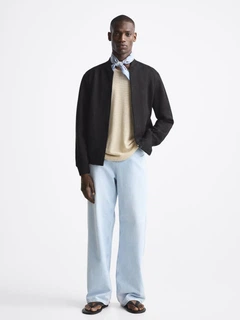 新品　ZARA BASIC モノトーンフラワーコンパクトブルゾン ZARA（ブルゾン）のフリマアイテム一覧