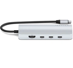 Хаб Satechi USB-C Multiport Adapter 8K with Ethernet V3 Silver (ST