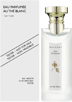 Одеколон Bvlgari Eau Parfumee au The Blanc 75 мл ТЕСТЕР