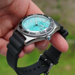 Часы Citizen AW1760-14X Eco-Drive Tiffany Blue Dial Rubber Strap