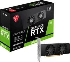 MSI GeForce RTX 3050 6GB GDDR6 ロープロファイル Відеокарта MSI GeForce RTX 3050 LP 6G OC – фото, відгуки