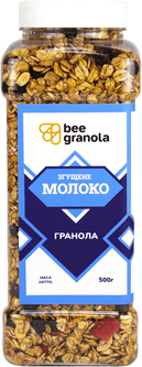 Гранола Bee Granola Молоко згущене 500 г (4820228430436)