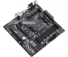 ASRock B450M Pro4 R2.0 (AM4/B450, 4*DDR4, 2xPCIex16, DVI-D/HDMI