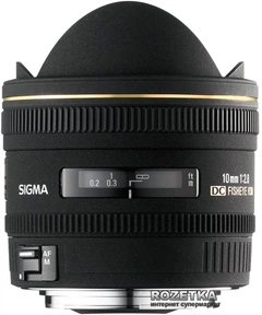 SIGMA 10mm F2.8 EX DC FISHEYE HSM Canon用 Sigma 10 mm f2.8 EX DC Fisheye HSM for Canon – фото, відгуки