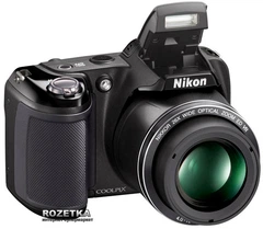 Nikon COOLPIX L320 ニコン デジタルカメラ カメラ ブラック Фотоапарат Nikon Coolpix L320 Black (VNA340E1) купити на ROZETKA