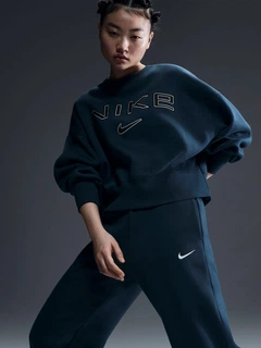 Свитшот женский Nike W Nsw Phnx Flc Oos Logo Crew FV7674-478 L