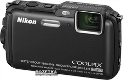 Фотоаппарат Nikon Coolpix AW120 Black (VNA590E1) Outdoor kit