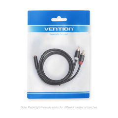 m＊maman Кабель Vention 2м 2RCA папа - 3.5мм minijack мама - Стерео