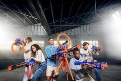 Скорострельный бластер х-шот X-Shot Insanity Motorized Rage Fire